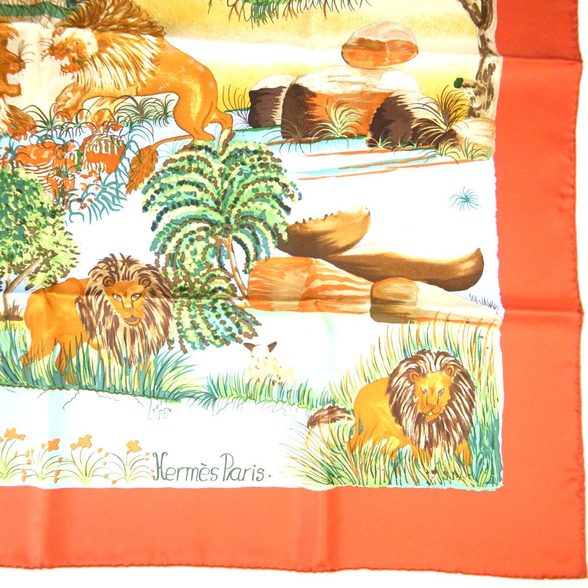 Hermes Hermes Hermes Carre 90 Silk Scarf Cotton Scarf DUTY FREE for USA Size ONE SIZE - 4 Thumbnail
