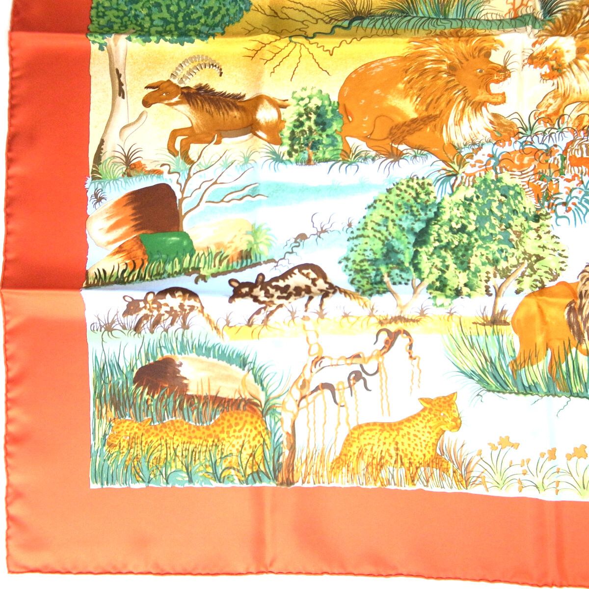 Hermes Hermes Hermes Carre 90 Silk Scarf Cotton Scarf DUTY FREE for USA Size ONE SIZE - 3 Thumbnail