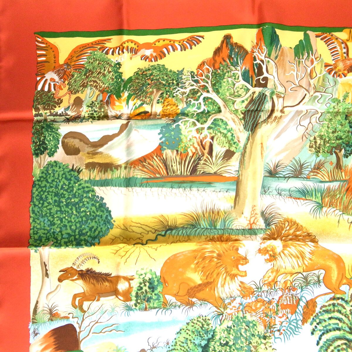 Hermes Hermes Hermes Carre 90 Silk Scarf Cotton Scarf DUTY FREE for USA Size ONE SIZE - 6 Thumbnail