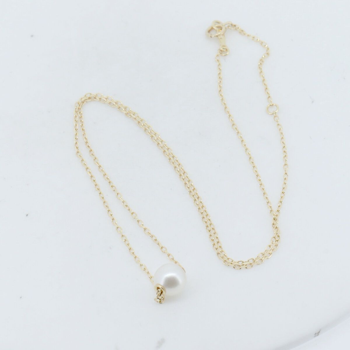 Mikimoto Mikimoto Mikimoto Au750 Pearl Necklace Metal Necklace DUTY FREE for USA Size ONE SIZE - 3 Thumbnail