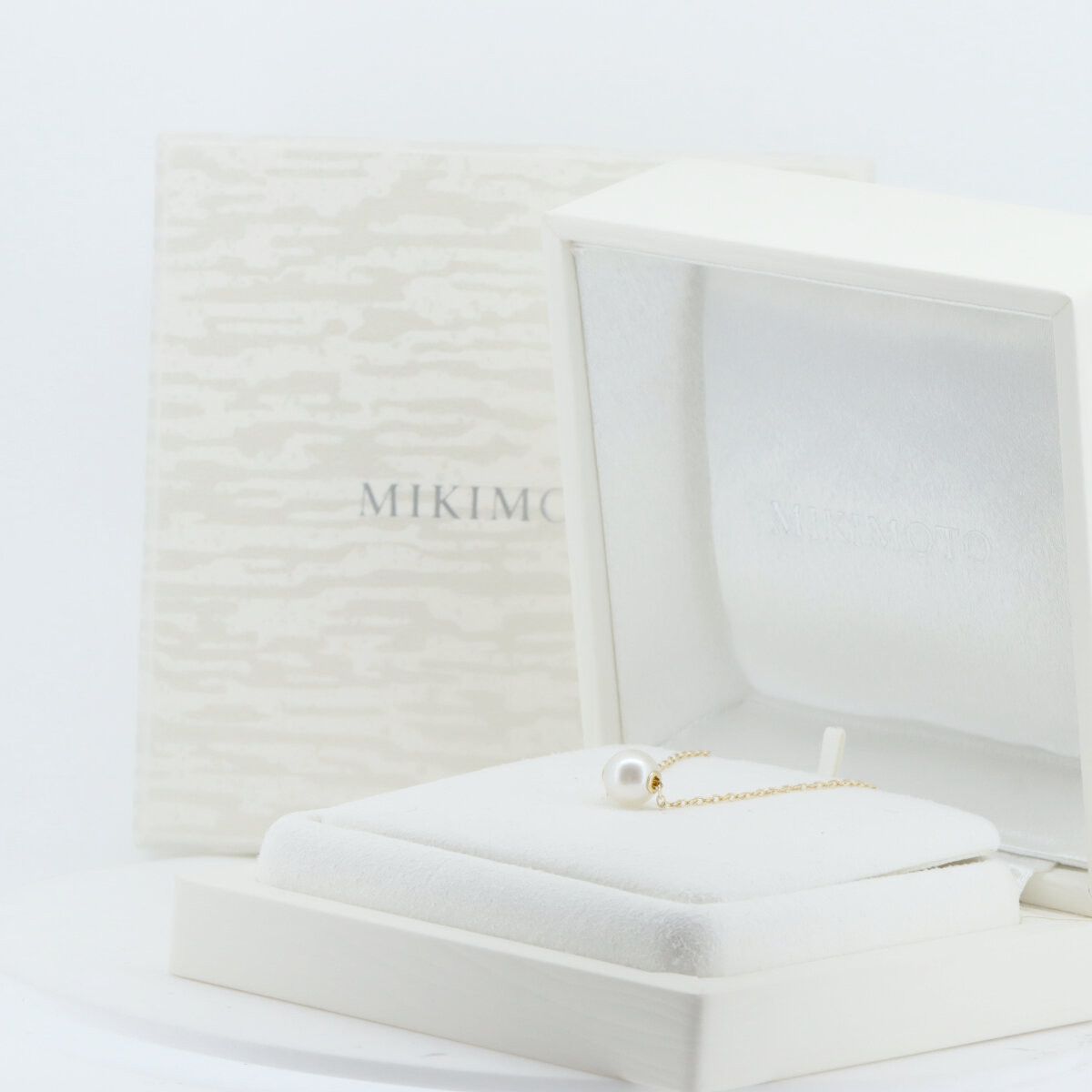 Mikimoto Mikimoto Mikimoto Au750 Pearl Necklace Metal Necklace DUTY FREE for USA Size ONE SIZE - 6 Thumbnail