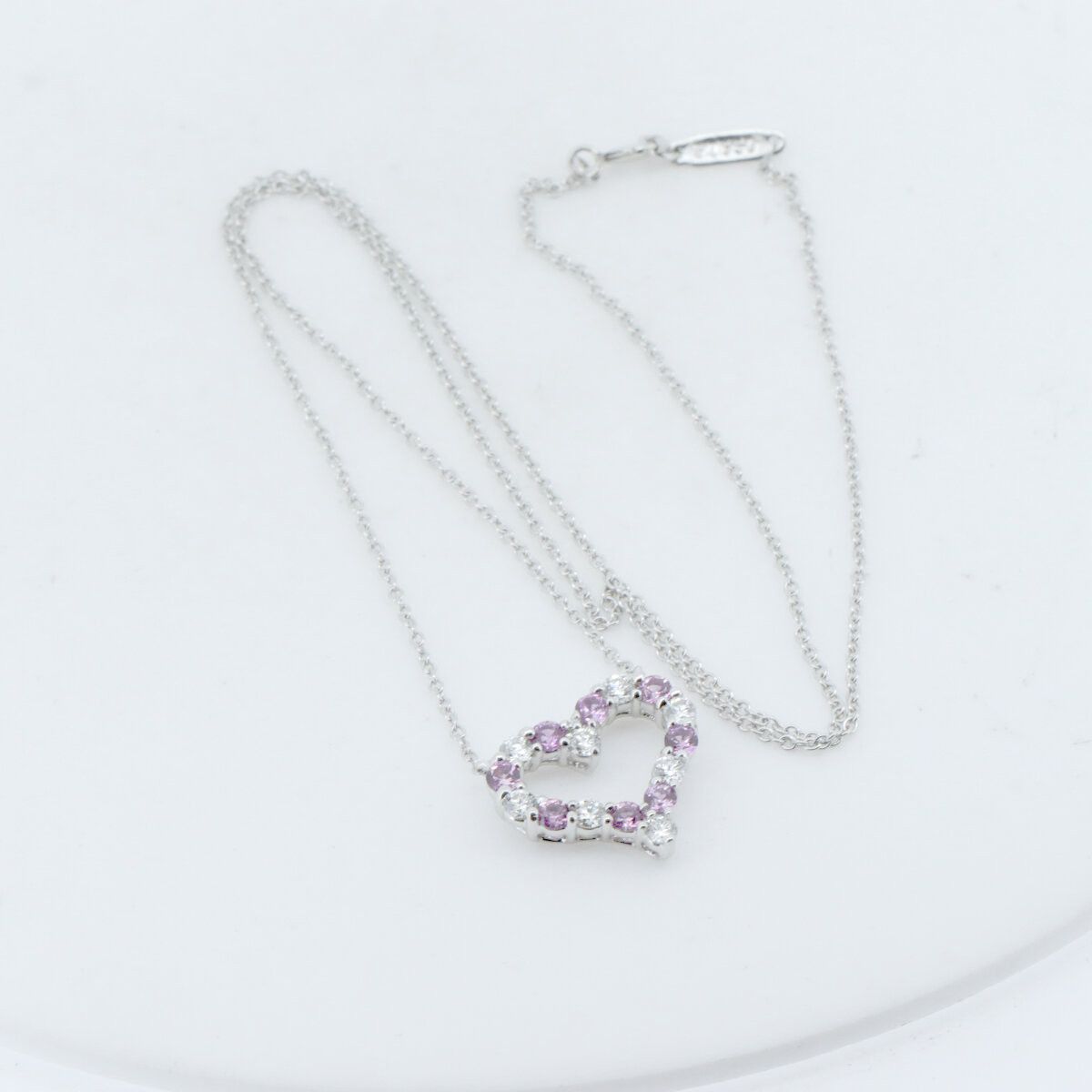 Tiffany & Co. Tiffany & Co. Tiffany Sentimental Heart Pt950 Necklace Metal Necklace DUTY FREE for USA Size ONE SIZE - 2 Thumbnail