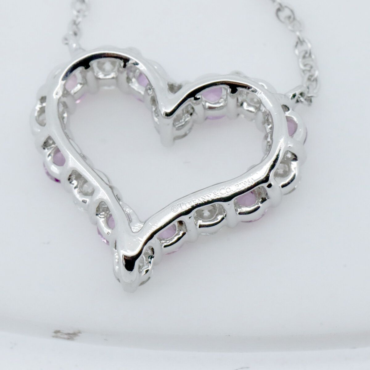 Tiffany & Co. Tiffany & Co. Tiffany Sentimental Heart Pt950 Necklace Metal Necklace DUTY FREE for USA Size ONE SIZE - 5 Thumbnail