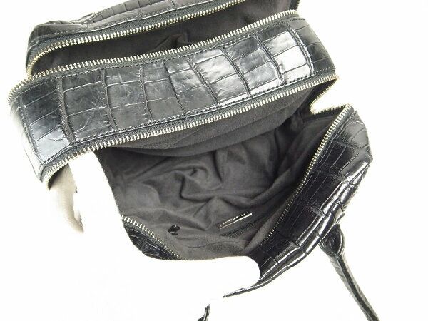 Other Other Rond et Carre Crocodile Handbag Natural Material Handbag DUTY FREE for USA Size ONE SIZE - 7 Thumbnail