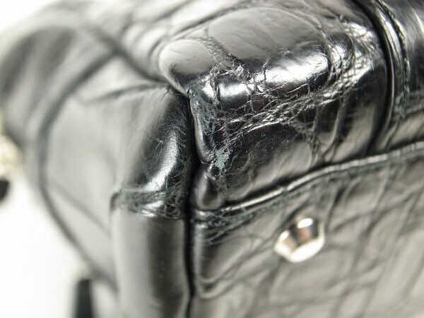 Other Other Rond et Carre Crocodile Handbag Natural Material Handbag DUTY FREE for USA Size ONE SIZE - 9 Thumbnail