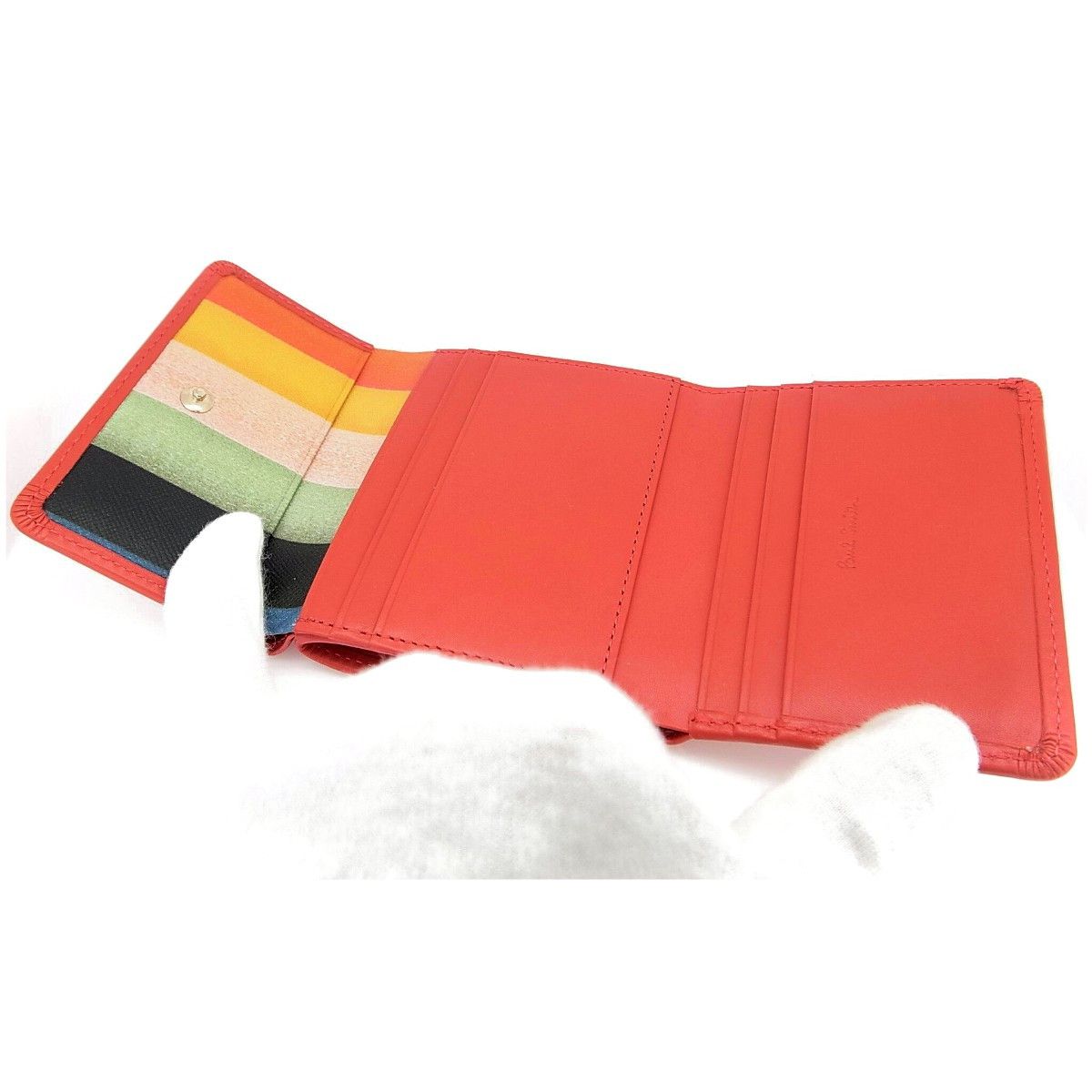 Paul Smith Paul Smith Leather Compact Wallet Leather Short Wallet DUTY FREE for USA