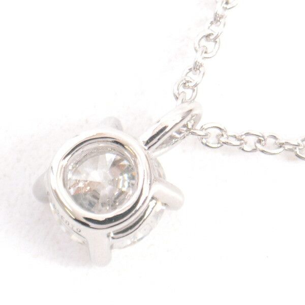 Tiffany & Co. Tiffany & Co. Tiffany PT950 Solitaire Diamond Necklace Metal Necklace DUTY FREE for USA Size ONE SIZE - 4 Thumbnail