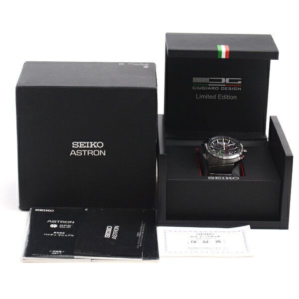 Seiko Seiko Seiko Black Astron Watch SBXB121 Limited Edition Metal Quartz SBXB121 DUTY FREE for USA Size ONE SIZE - 8 Thumbnail