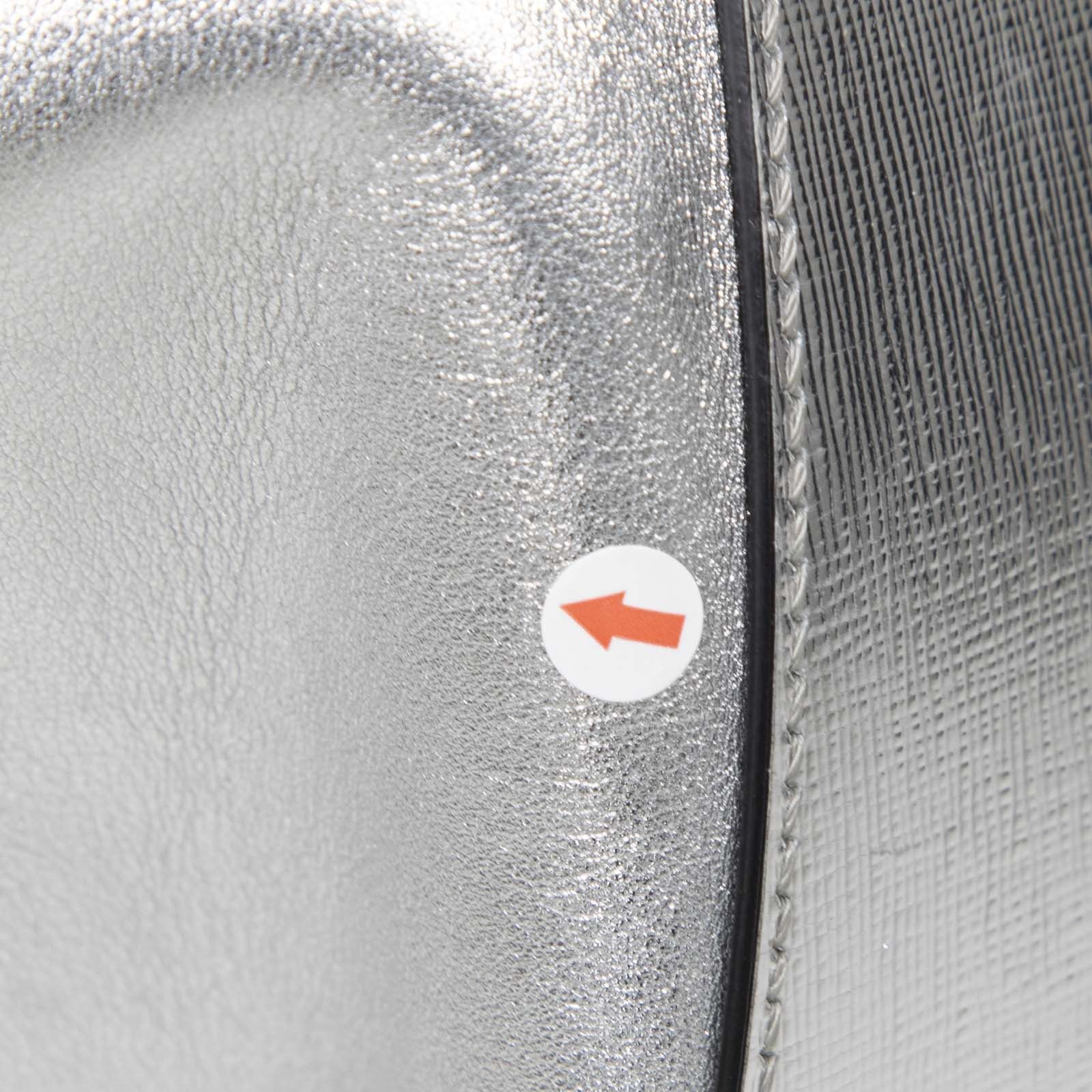 Fendi Black & Silver Leather Medium 2Jours Tote Size ONE SIZE - 13 Thumbnail
