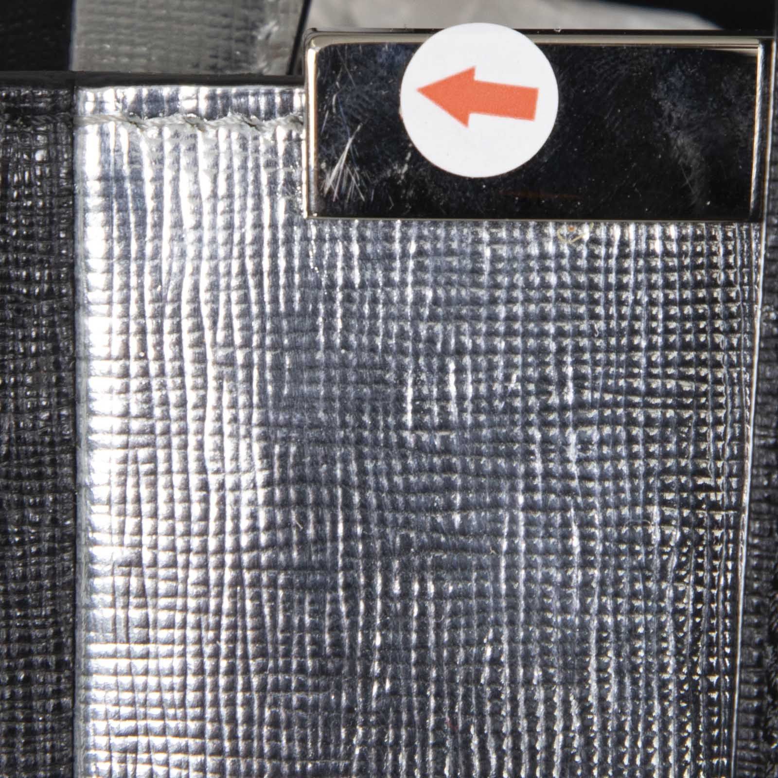 Fendi Black & Silver Leather Medium 2Jours Tote Size ONE SIZE - 8 Thumbnail