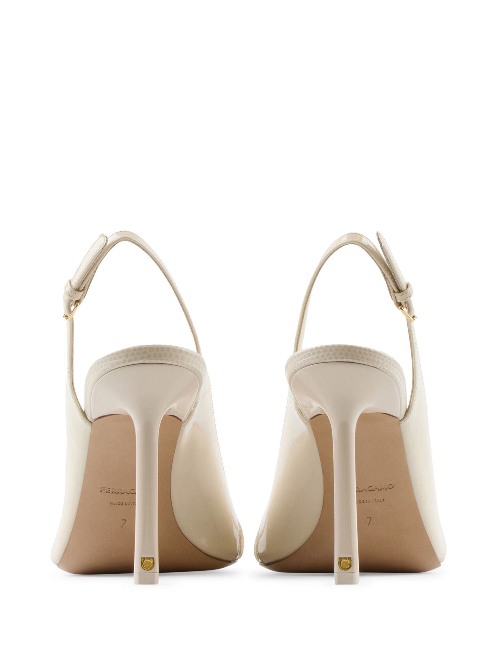 Salvatore Ferragamo Ferragamo New Vara Buckle Slingbacks SIZE 7 Size ONE SIZE - 2 Thumbnail