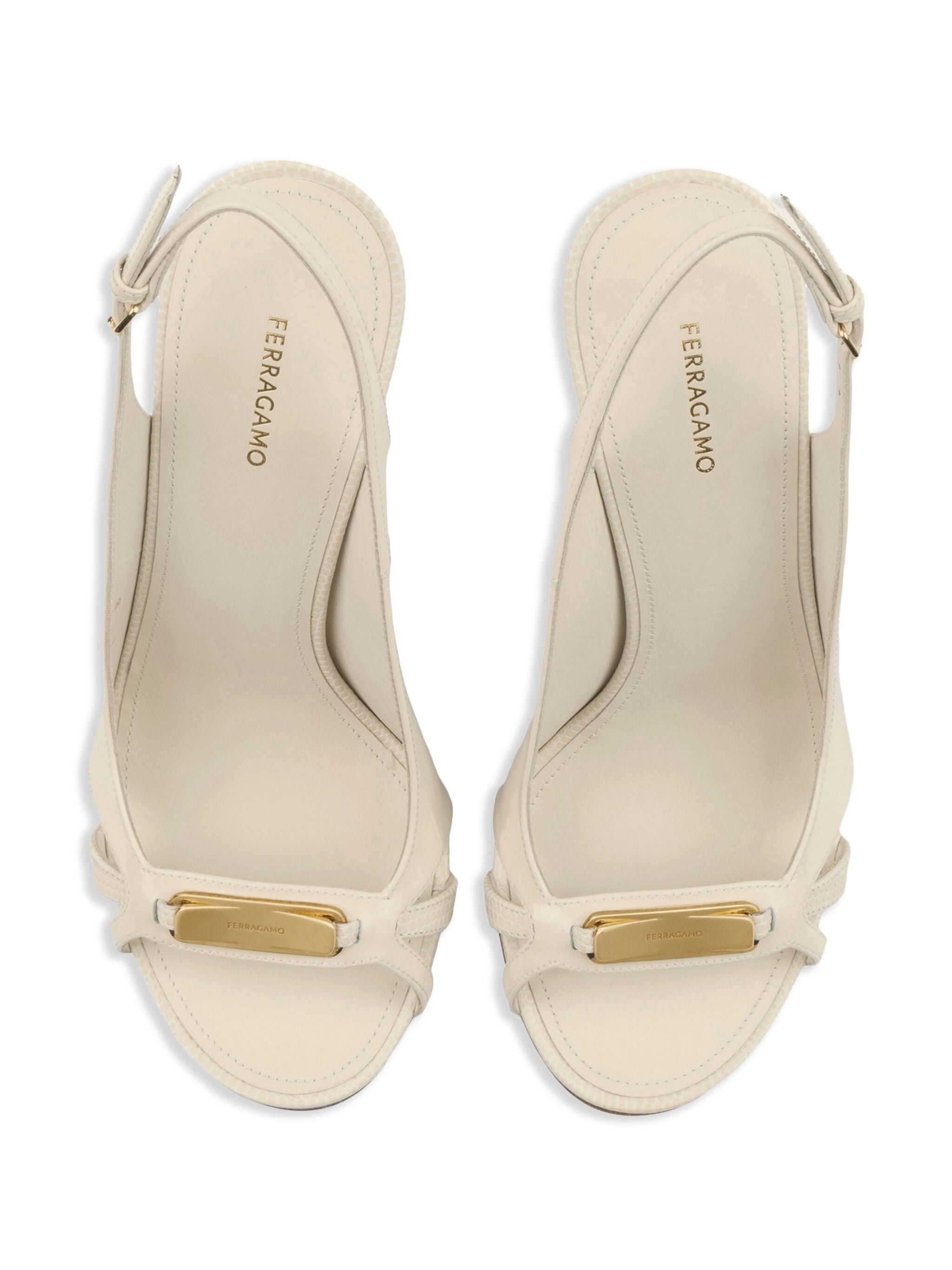 Salvatore Ferragamo Ferragamo New Vara Buckle Slingbacks SIZE 10 Size ONE SIZE - 3 Thumbnail