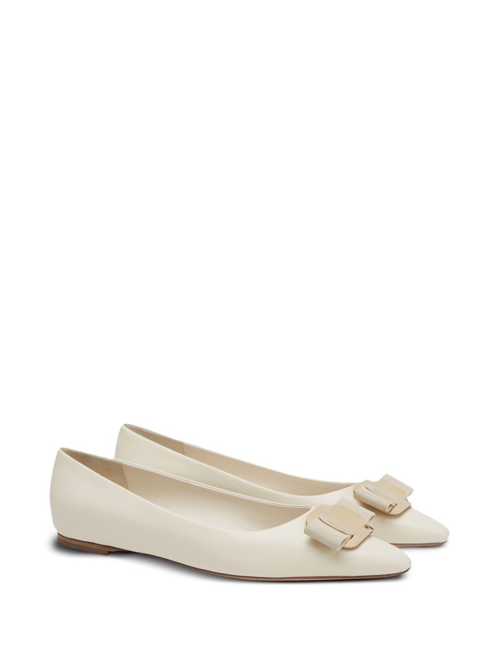 Salvatore Ferragamo Ferragamo New Vara Plate Ballet Flats SIZE 8 Size ONE SIZE - 2 Thumbnail