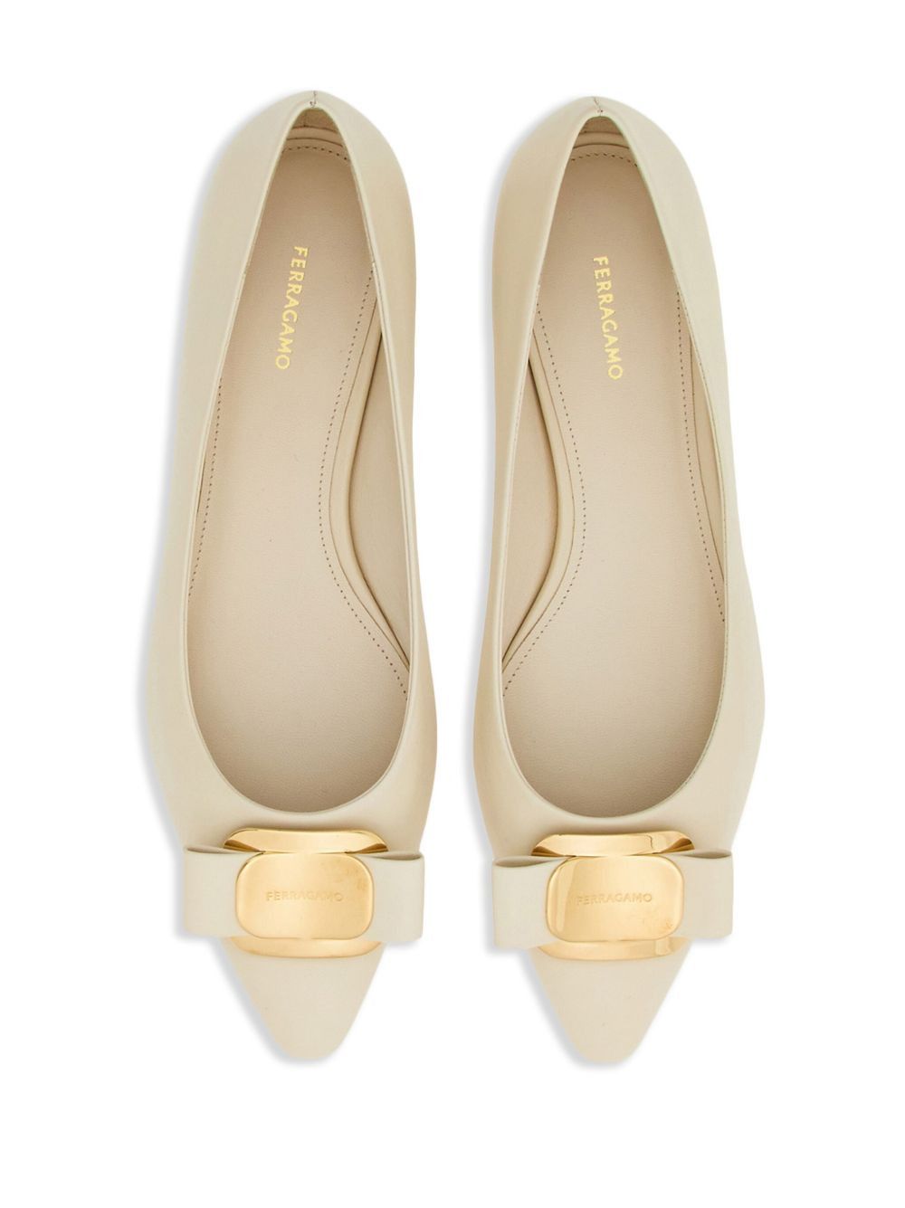 Salvatore Ferragamo Ferragamo New Vara Plate Ballet Flats SIZE 10 Size ONE SIZE - 3 Thumbnail