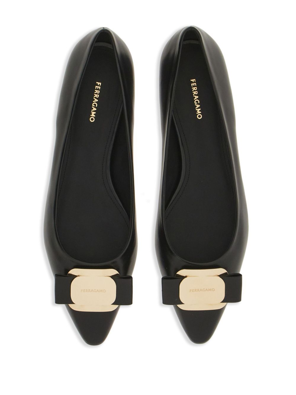 Salvatore Ferragamo Ferragamo New Vara Plate Ballet flats SIZE 5.5 Size ONE SIZE - 3 Thumbnail