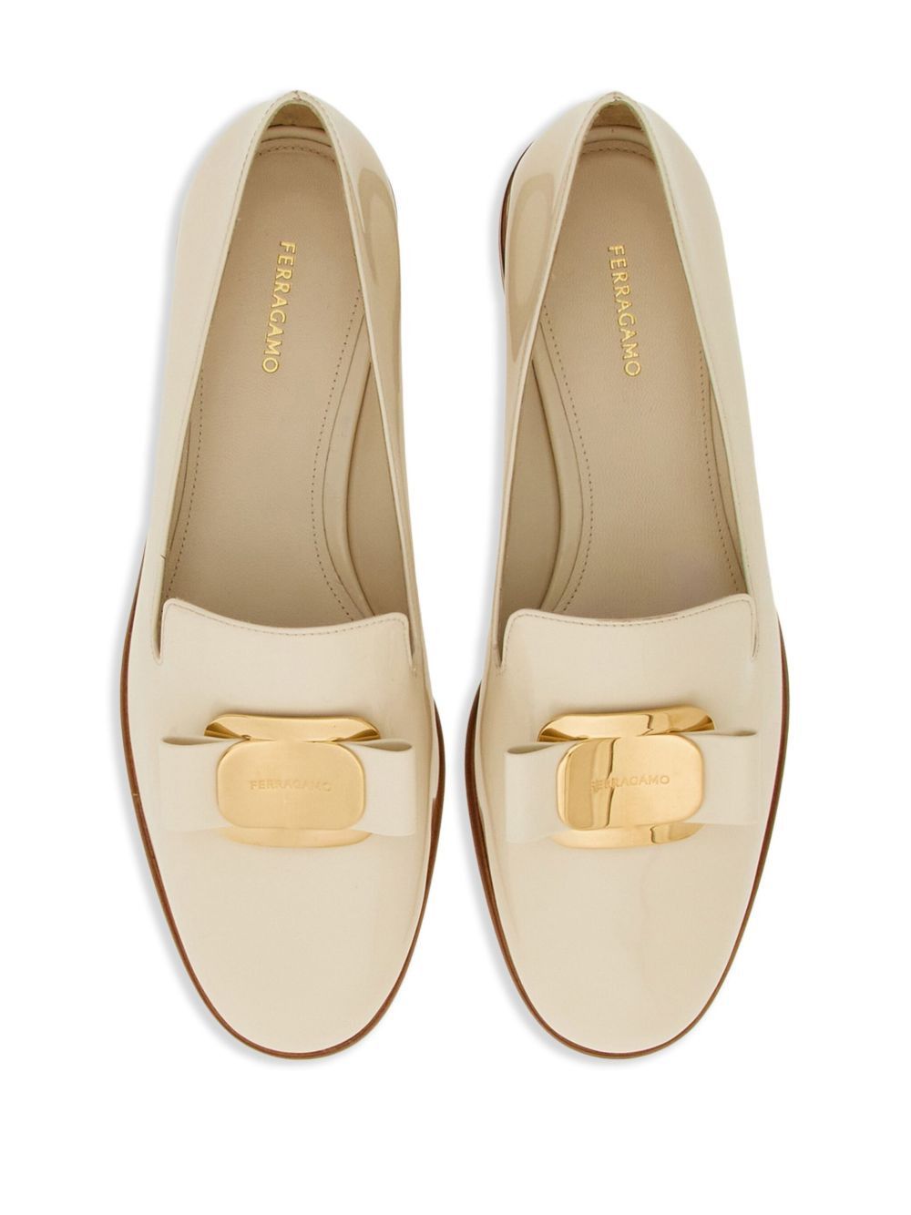 Salvatore Ferragamo Ferragamo New Vara Plate Loafers SIZE 9.5 Size ONE SIZE - 3 Thumbnail