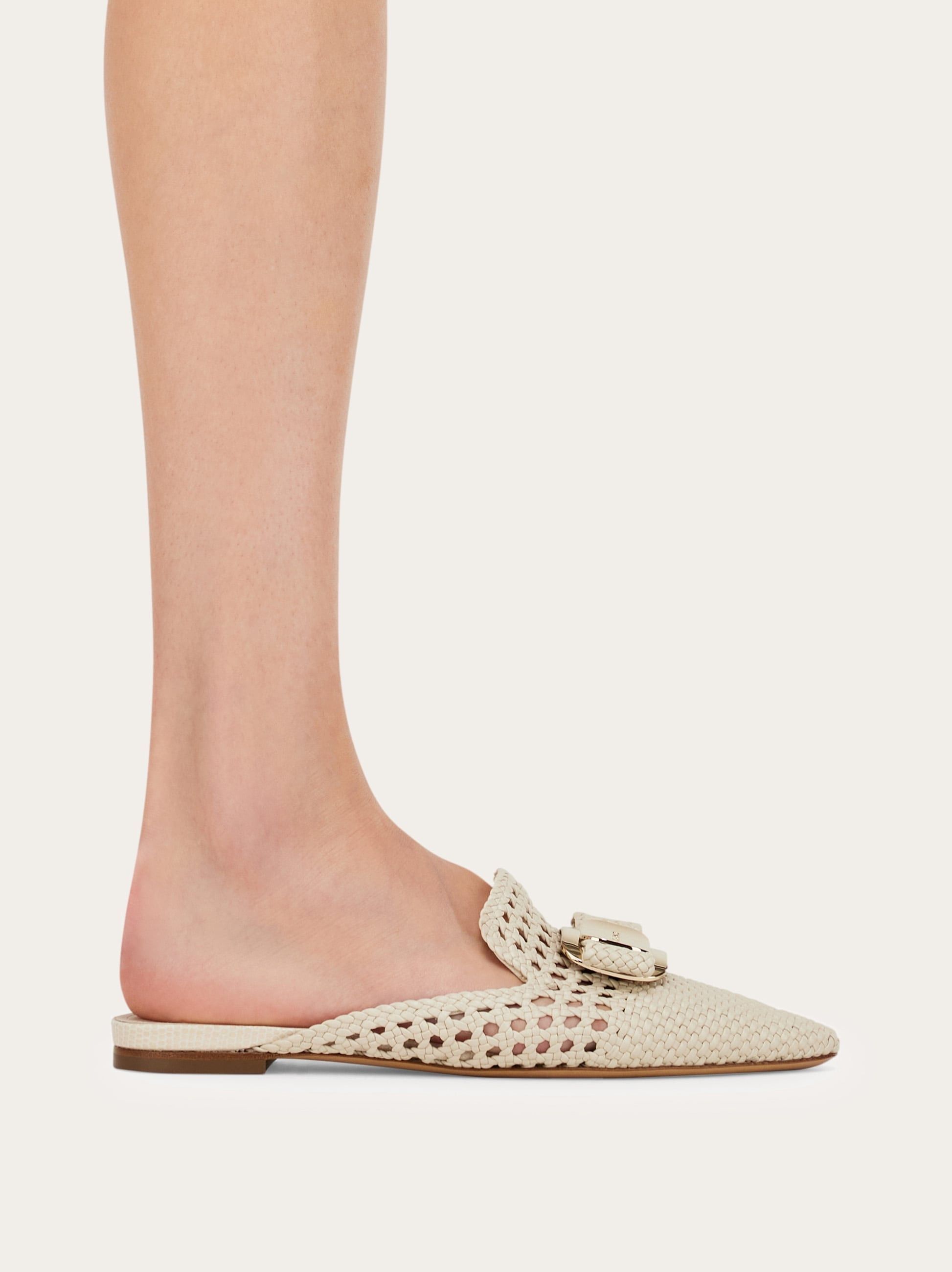 Salvatore Ferragamo Ferragamo New Vara Plate Mules SIZE 7.5 Size ONE SIZE - 4 Thumbnail