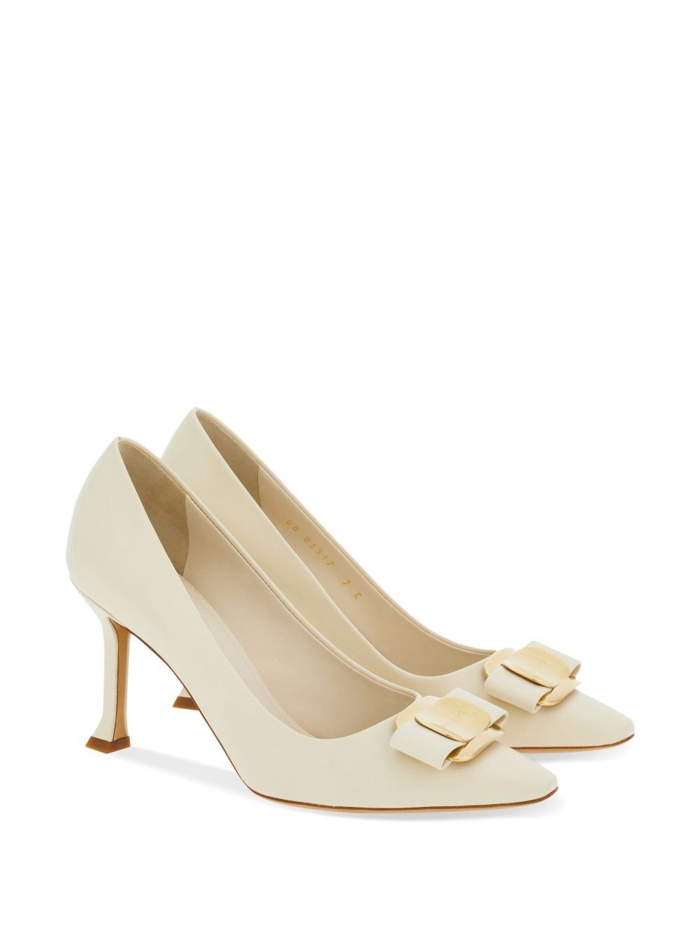 Salvatore Ferragamo Ferragamo New Vara Plate Pumps SIZE 8 Size ONE SIZE - 2 Thumbnail