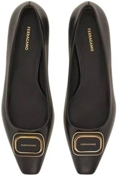 Salvatore Ferragamo Ferragamo New Vara Plate Pumps SIZE 9 Size ONE SIZE - 3 Thumbnail