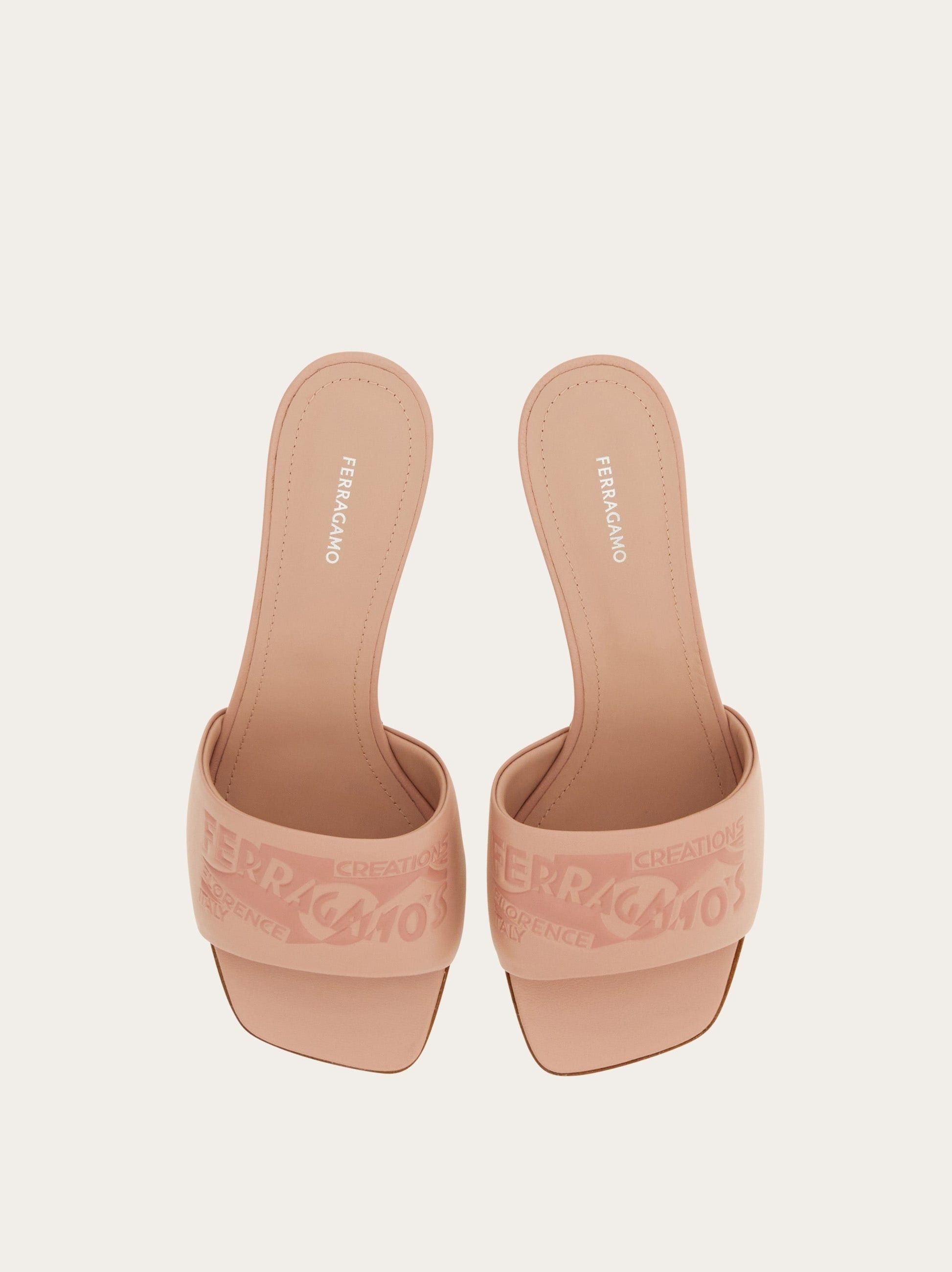 Ferragamo Padded Strap Slide Sandals SIZE 6