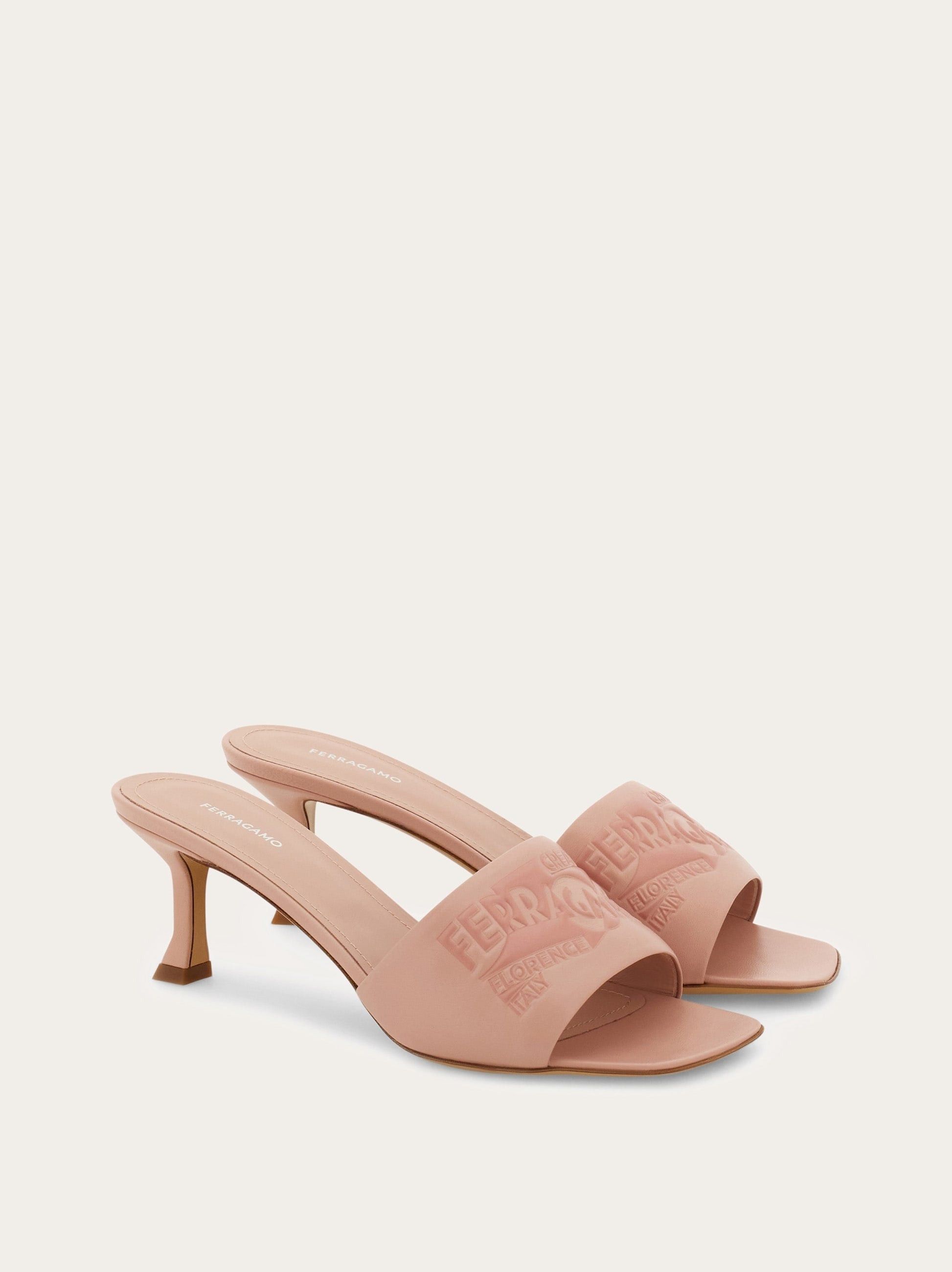 Ferragamo Padded Strap Slide Sandals SIZE 6