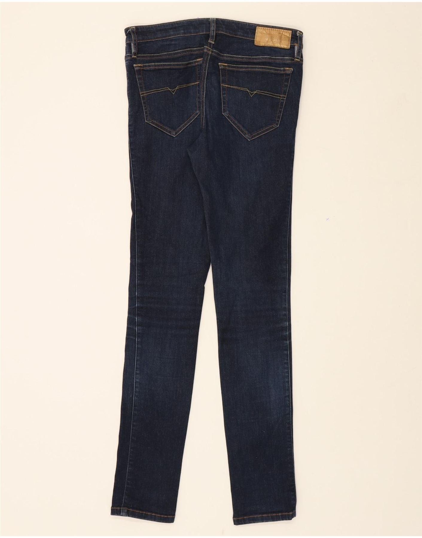 Diesel Womens Skinny Jeans W29 L31 Navy Blue Cotton Size 42" / US 20 - 2 Thumbnail