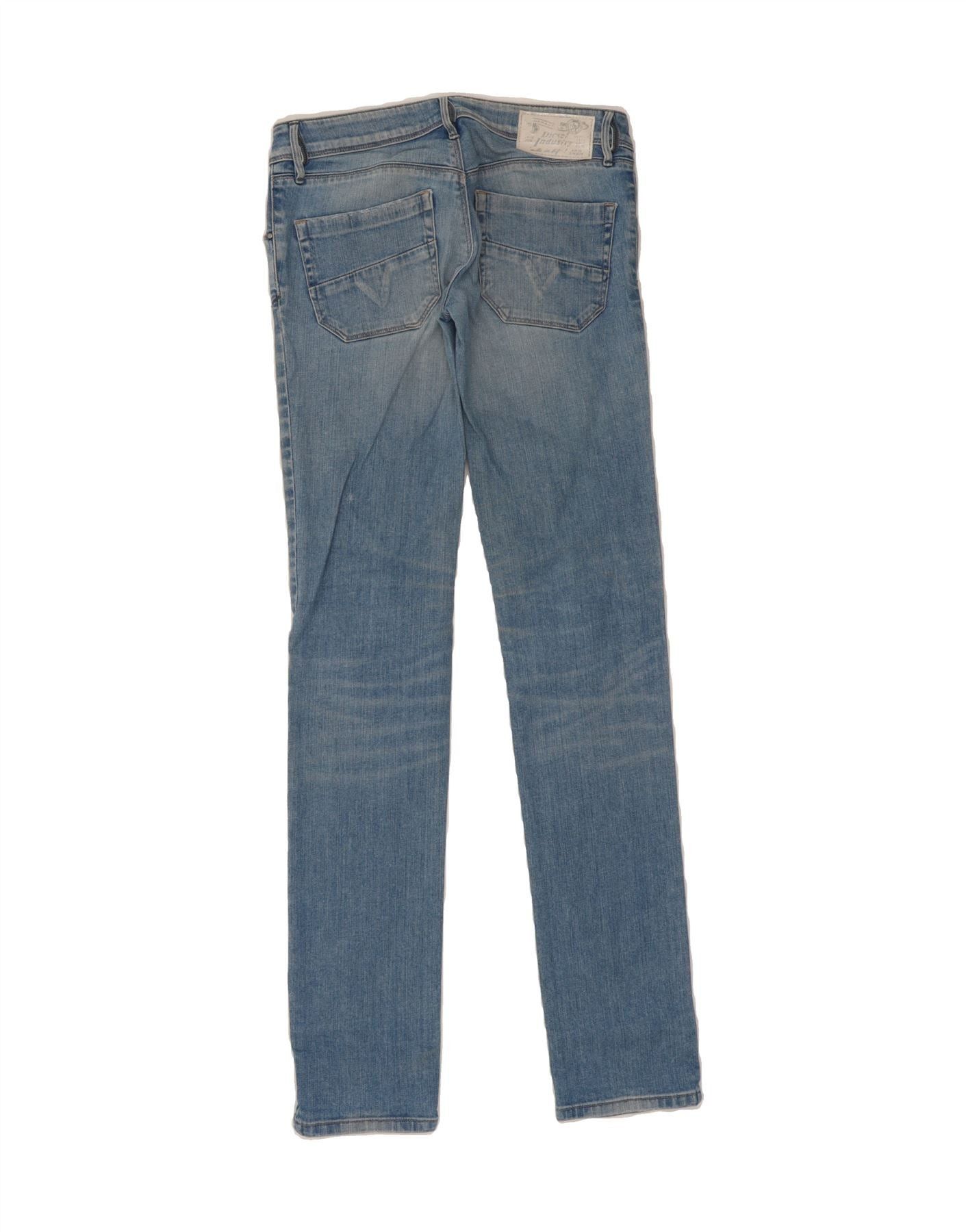 Diesel Womens Nevy Skinny Jeans W27 L34 Blue Cotton Size 42" / US 20 - 2 Thumbnail