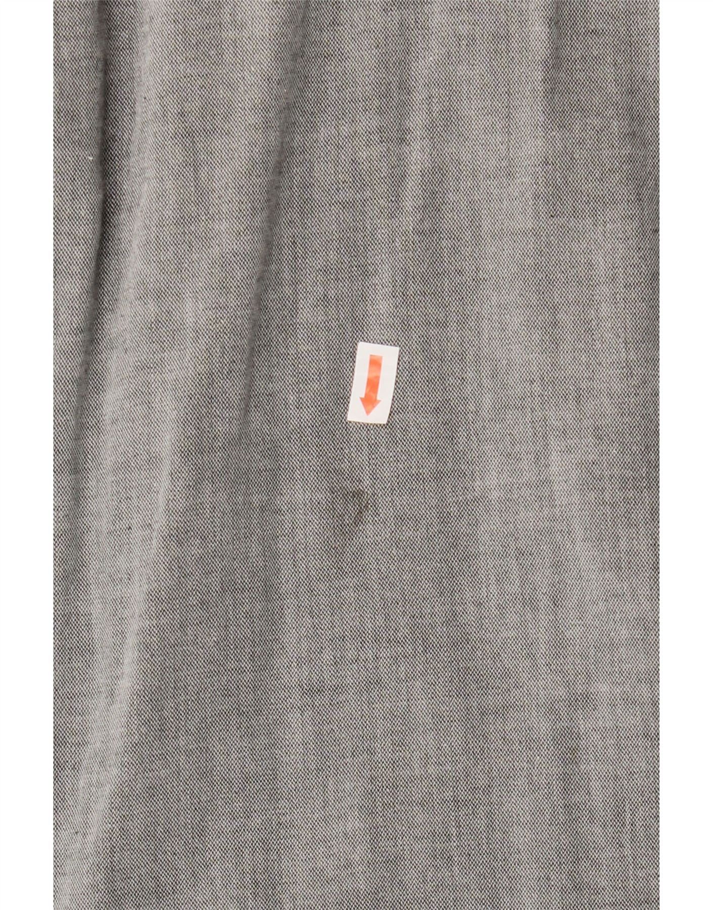 Polo Ralph Lauren Mens Philip Shirt 17 XL Grey Cotton Size US XL / EU 56 / 4 - 3 Thumbnail