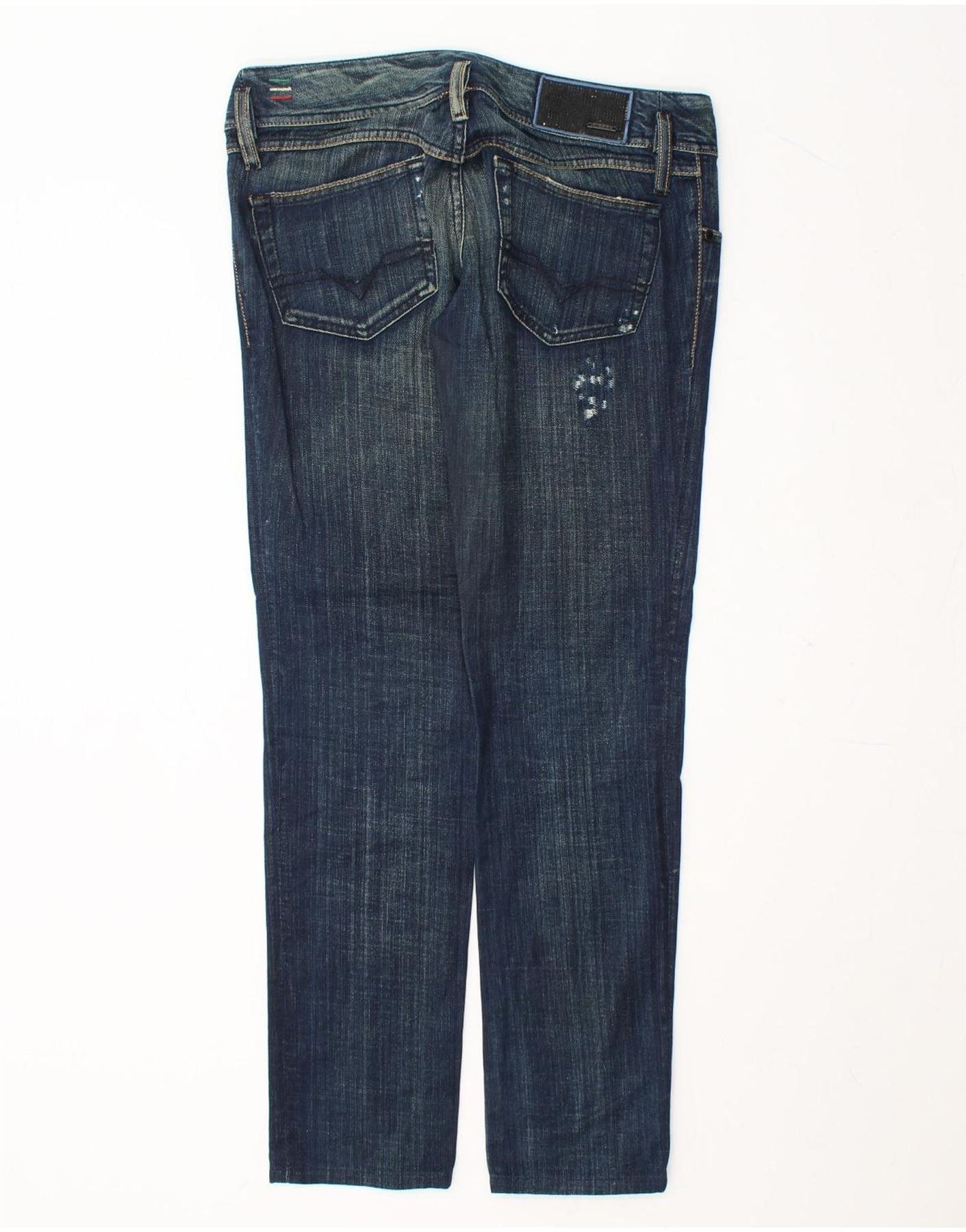 Diesel Womens Distressed Slim Jeans W27 L29 Blue Cotton Size 42" / US 20 - 2 Thumbnail