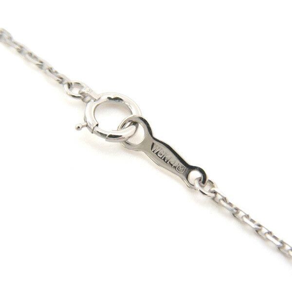 Mikimoto Mikimoto Mikimoto K14 White Gold Feather Motif Pearl Diamond Necklace Metal Necklace DUTY FREE for USA Size ONE SIZE - 5 Thumbnail