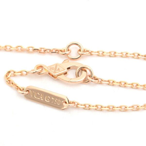 Van Cleef & Arpels Van Cleef & Arpels Van Cleef & Arpels 18K Pink Gold Perlee Small Diamond Necklace Metal Necklace DUTY FREE for USA Size ONE SIZE - 6 Thumbnail