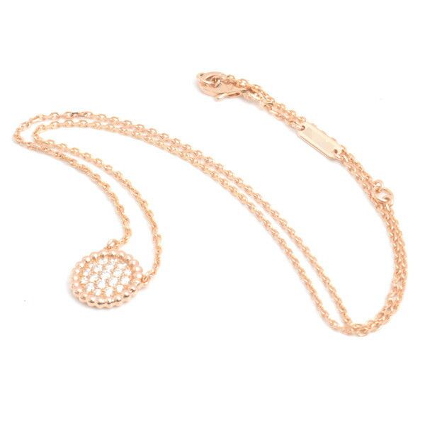Van Cleef & Arpels Van Cleef & Arpels Van Cleef & Arpels 18K Pink Gold Perlee Small Diamond Necklace Metal Necklace DUTY FREE for USA Size ONE SIZE - 3 Thumbnail