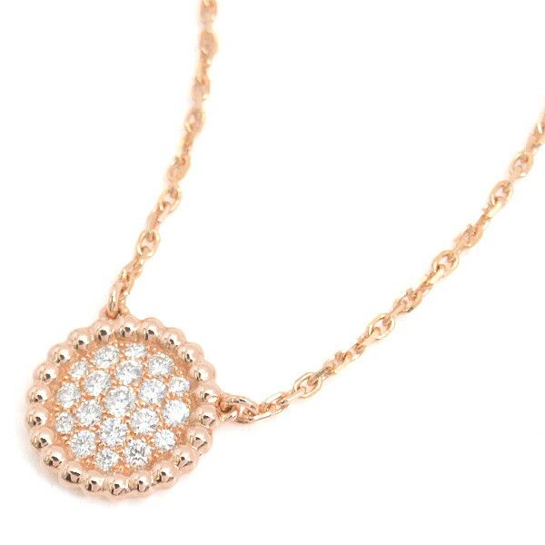 Van Cleef & Arpels Van Cleef & Arpels Van Cleef & Arpels 18K Pink Gold Perlee Small Diamond Necklace Metal Necklace DUTY FREE for USA Size ONE SIZE - 2 Thumbnail