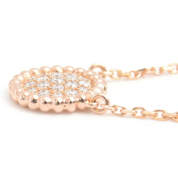 Van Cleef & Arpels Van Cleef & Arpels Van Cleef & Arpels 18K Pink Gold Perlee Small Diamond Necklace Metal Necklace DUTY FREE for USA Size ONE SIZE - 4 Thumbnail