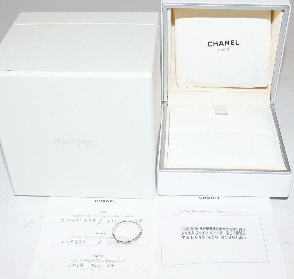 Chanel Chanel Chanel Ruban de Chanel Pt950 Diamond Ring Size 8.5 Metal Ring J10611 DUTY FREE for USA Size ONE SIZE - 3 Thumbnail