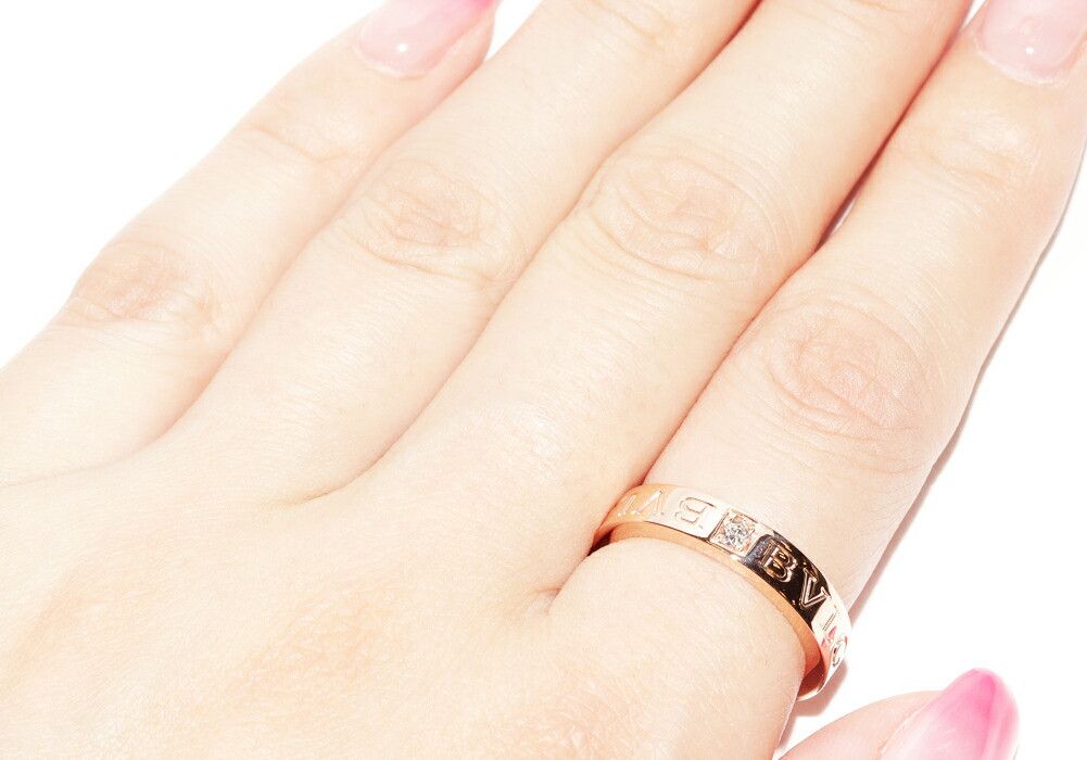 Bvlgari Bvlgari Bvlgari B.zero1 Au750 Diamond Ring Size 12.5 Metal Ring AN854185 DUTY FREE for USA Size ONE SIZE - 5 Thumbnail