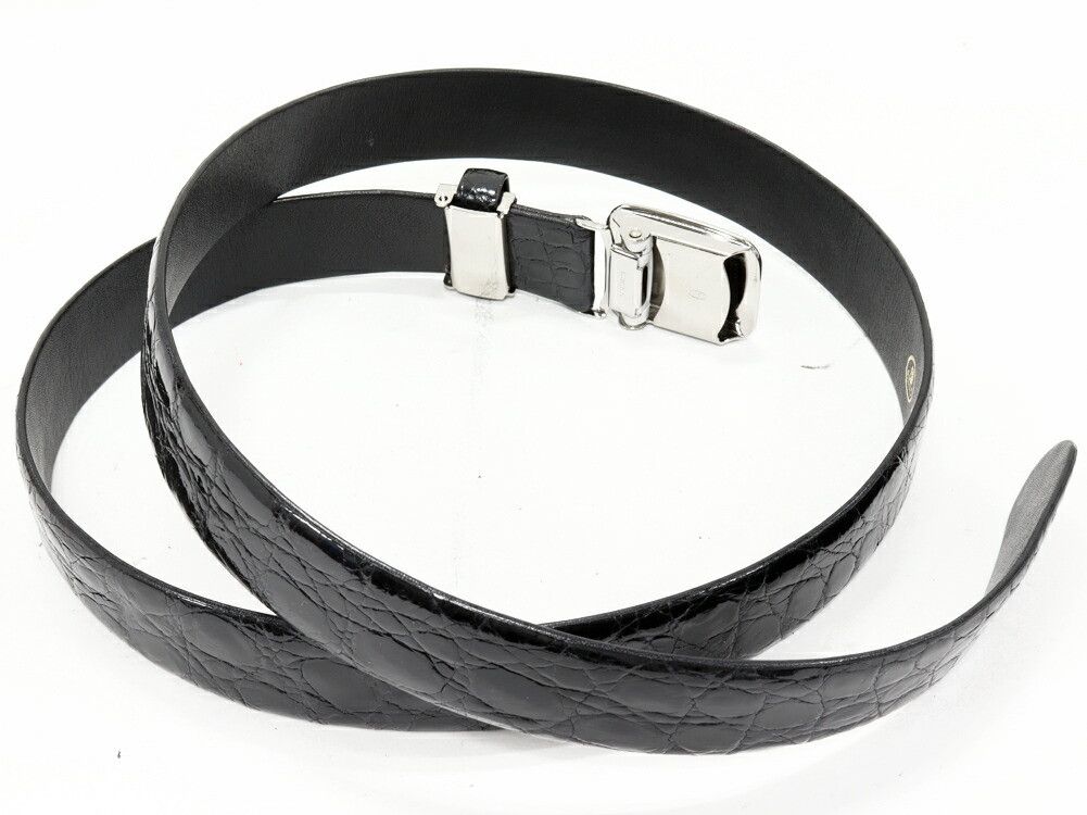 Other Other Crocodile Belt Leather Belt DUTY FREE for USA Size ONE SIZE - 2 Thumbnail