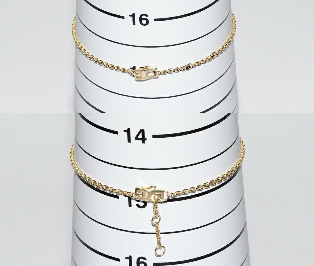 Louis Vuitton Louis Vuitton Louis Vuitton Idylle Blossom Au750 Diamond Bracelet Leather Bracelet Q95561 DUTY FREE for USA Size ONE SIZE - 2 Thumbnail