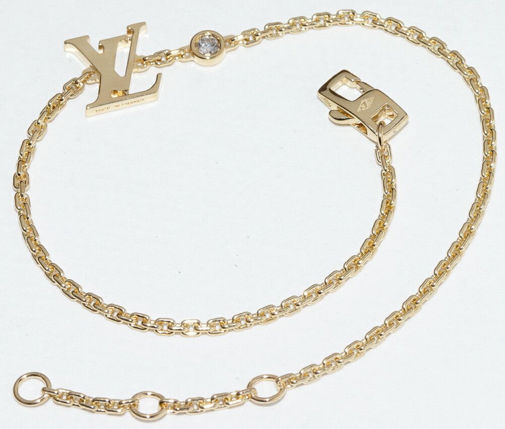 Louis Vuitton Louis Vuitton Louis Vuitton Idylle Blossom Au750 Diamond Bracelet Leather Bracelet Q95561 DUTY FREE for USA Size ONE SIZE - 3 Thumbnail