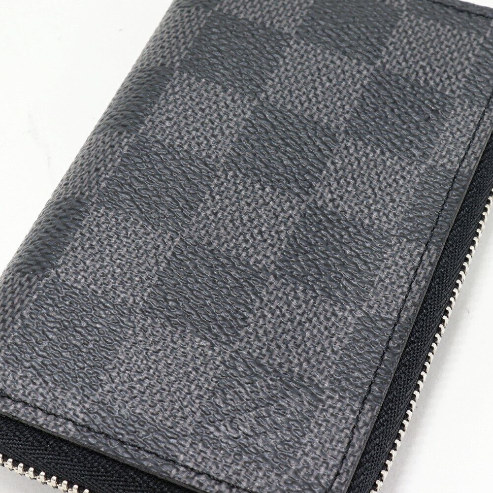 Louis Vuitton Louis Vuitton Louis Vuitton Zippy Coin Purse Damier Graphite Coin Case Canvas Coin Case N63076 DUTY FREE for USA Size ONE SIZE - 4 Thumbnail