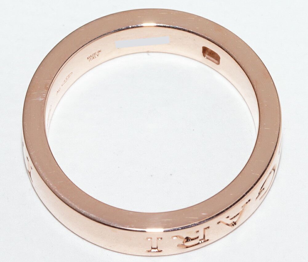 Bvlgari Bvlgari BVLGARI B.zero1 Au750 Pink Gold Diamond Ring Size 52 Crocodile skin Ring AN854185 341823 DUTY FREE for USA Size ONE SIZE - 4 Thumbnail