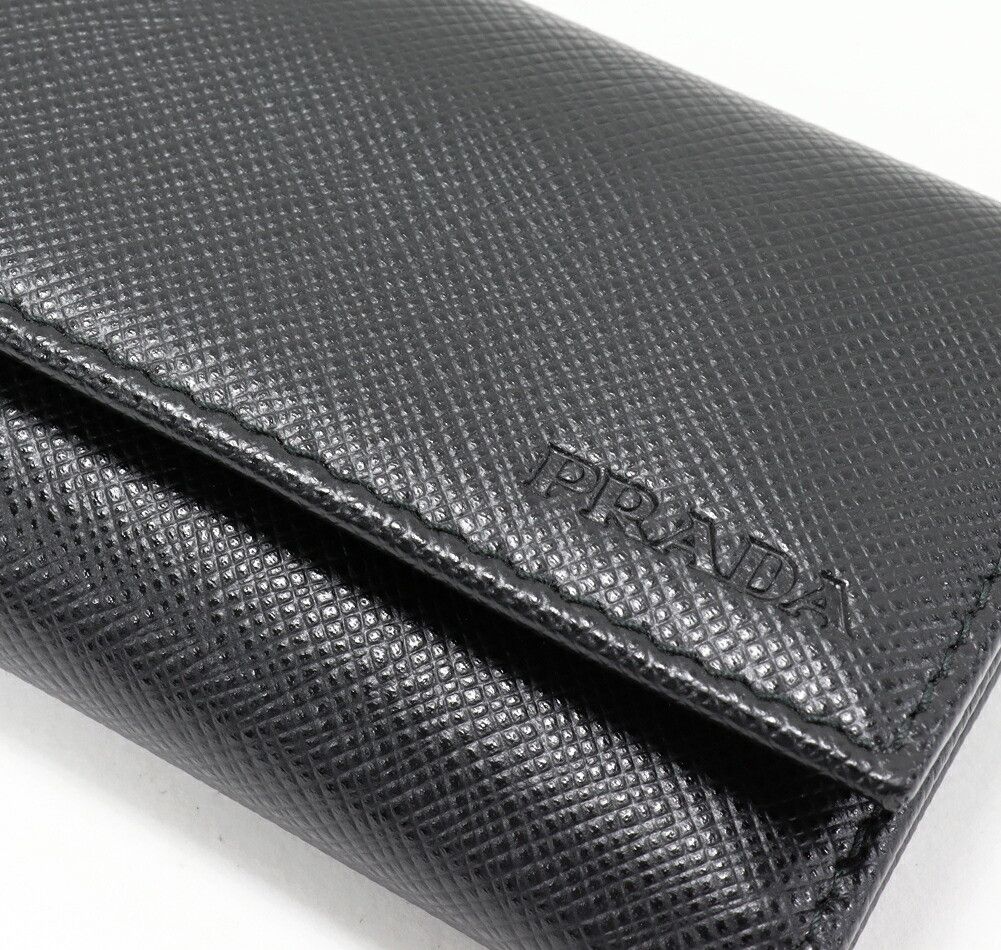 Prada Prada Prada Saffiano Calf 6 Key Case Leather Key case DUTY FREE for USA Size ONE SIZE - 4 Thumbnail