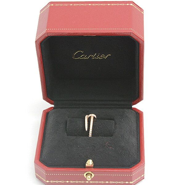 Cartier Cartier Cartier Juste un Clou 750PG Diamond Ring Size 56 Metal Ring DUTY FREE for USA Size ONE SIZE - 10 Thumbnail