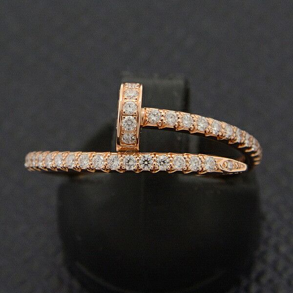 Cartier Cartier Cartier Juste un Clou 750PG Diamond Ring Size 56 Metal Ring DUTY FREE for USA Size ONE SIZE - 8 Thumbnail