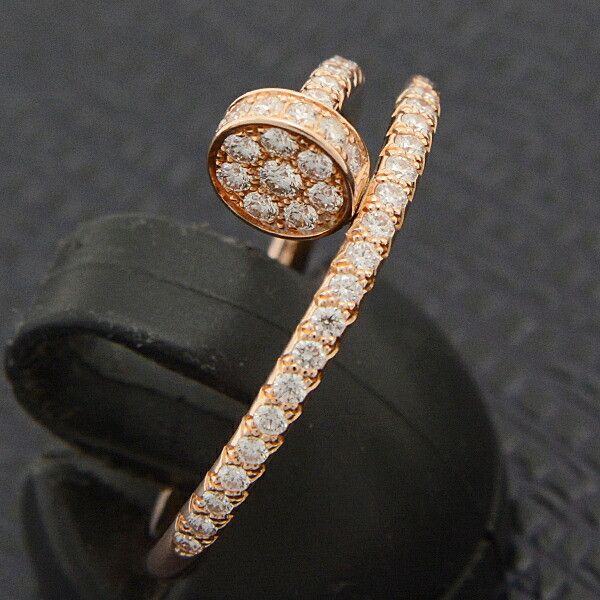 Cartier Cartier Cartier Juste un Clou 750PG Diamond Ring Size 56 Metal Ring DUTY FREE for USA Size ONE SIZE - 9 Thumbnail