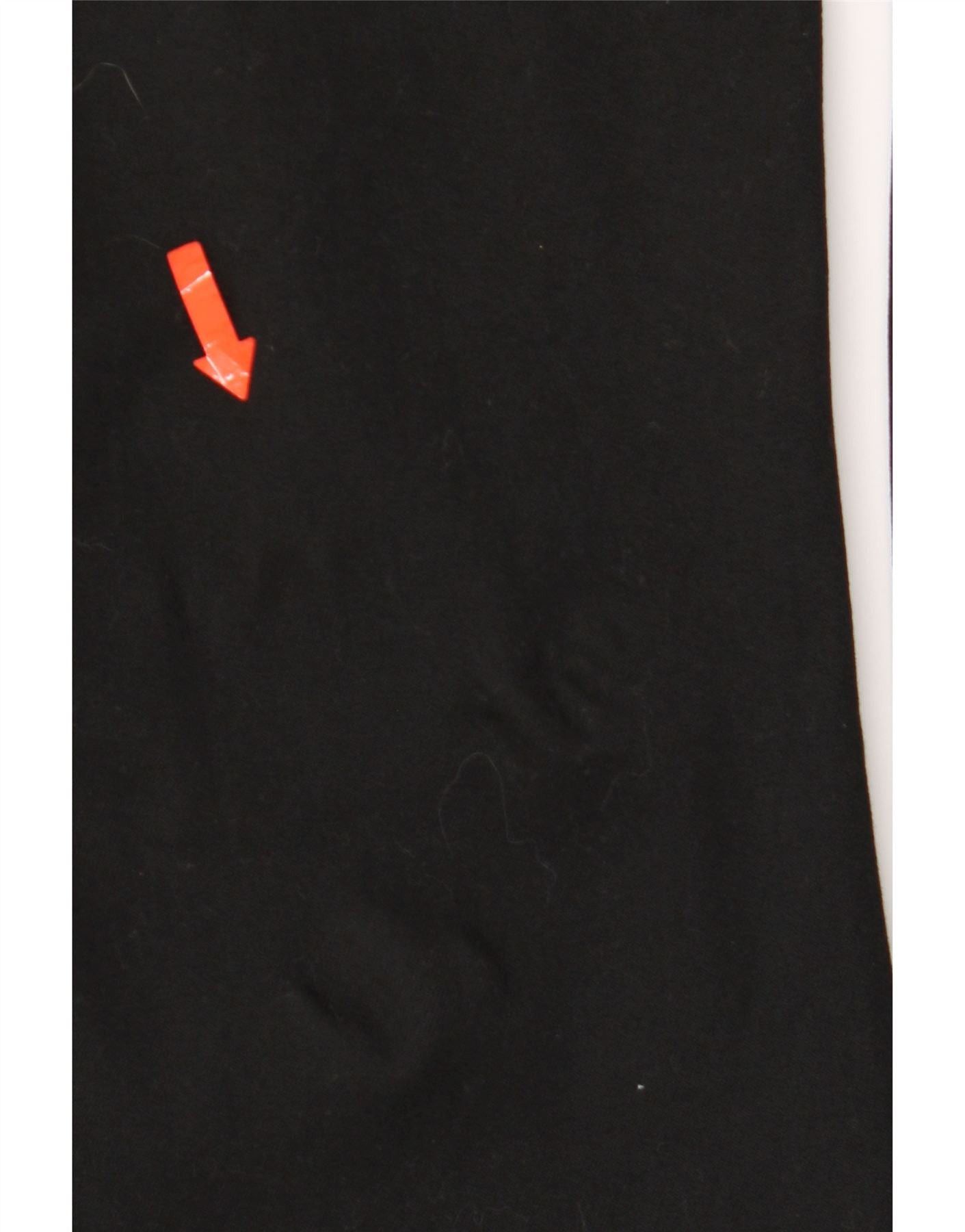 Ralph Lauren Womens Straight Chino Trousers US 16 2XL W38 L30 Black Cotto Size 34" / US 12 / IT 48 - 3 Thumbnail