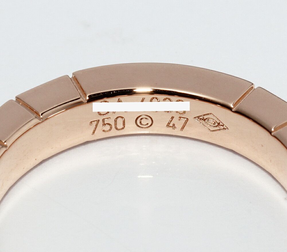 Cartier Cartier Cartier K18PG Lanieres Ring B40483 Size 7 Metal Ring B40483 DUTY FREE for USA Size ONE SIZE - 4 Thumbnail
