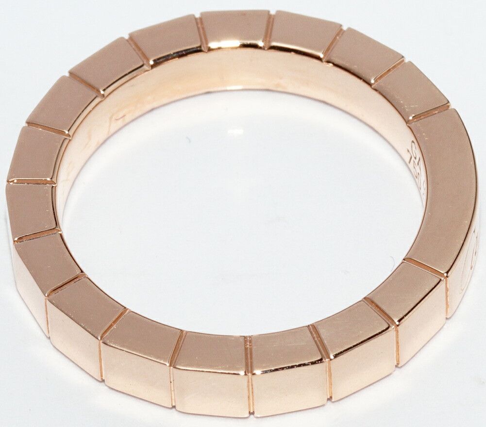 Cartier Cartier Cartier K18PG Lanieres Ring B40483 Size 7 Metal Ring B40483 DUTY FREE for USA Size ONE SIZE - 3 Thumbnail