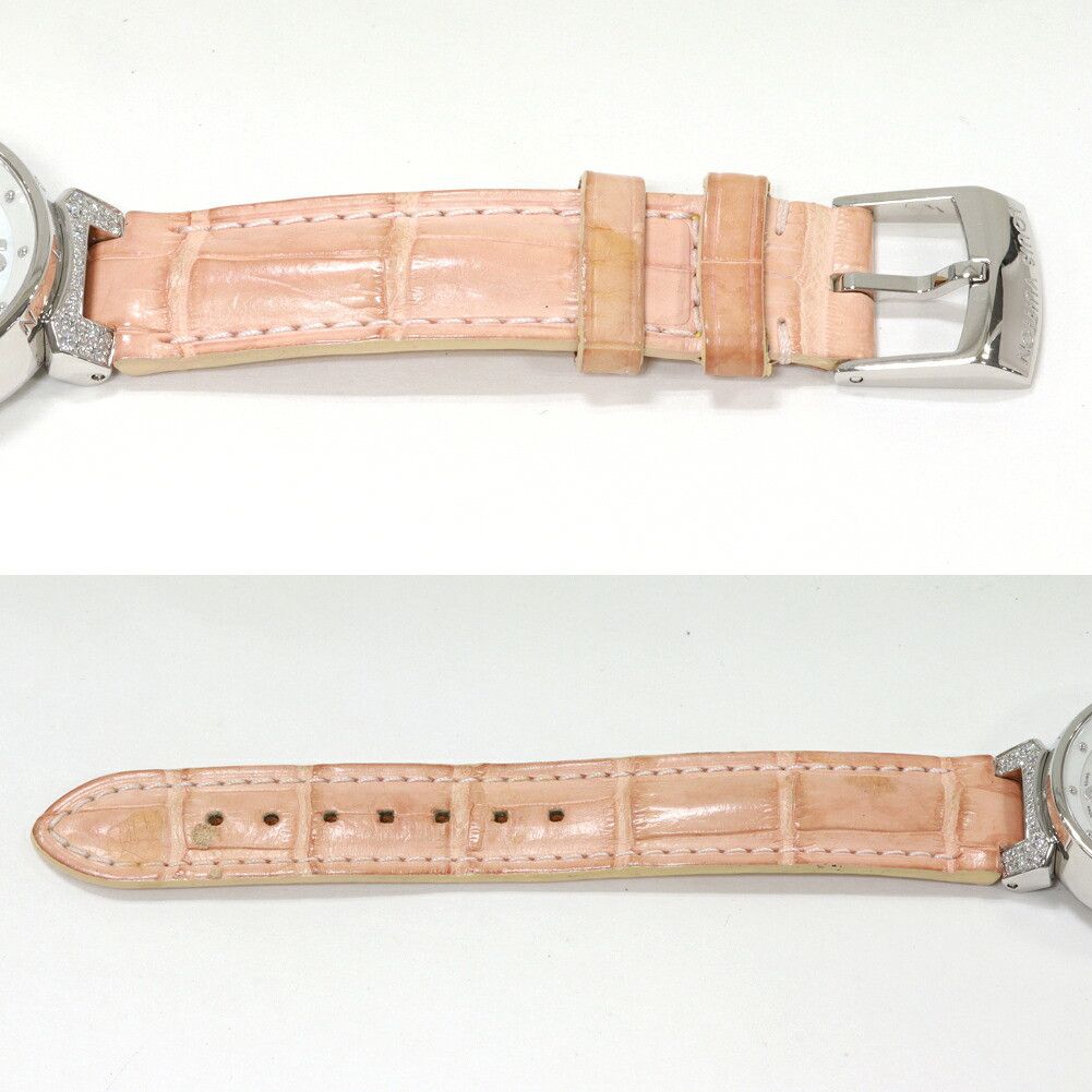 Louis Vuitton Louis Vuitton Louis Vuitton White Mother of Pearl Dial Tambour Forever Watch Q121P Metal Quartz Q121P DUTY FREE for USA Size ONE SIZE - 5 Thumbnail