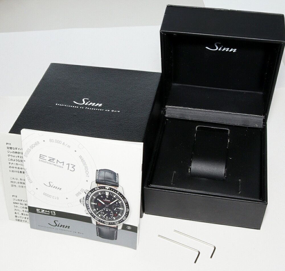 Other Other Sinn Black Dial EZM13.1 Automatic Watch 603 Metal Automatic 603 DUTY FREE for USA Size ONE SIZE - 3 Thumbnail